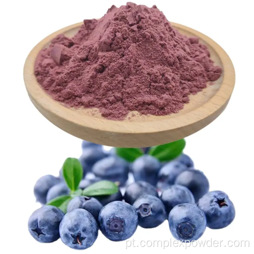 Benefícios orgânicos de pó de açaí brasil